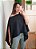 Blusa capa com top preta - Imagem 3