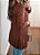 Maxi cardigan canelado marrom - Imagem 5