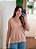Blusa tricô ampla decote V nude - Imagem 6
