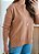 Blusa tricô ampla decote canoa camel - Imagem 2