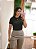 Blusa canelada lisa preta - Imagem 5