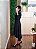 Vestido manga 7/8 poá preto - Imagem 6