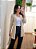 Maxi cardigan canelado nude - Imagem 2