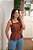 Blusa peplum cinto marrom - Imagem 7