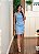 Vestido tubinho alfaiataria azul - Imagem 1
