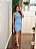 Vestido tubinho alfaiataria azul - Imagem 9