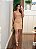 Vestido tubinho alfaiataria caramelo - Imagem 4