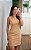 Vestido tubinho alfaiataria caramelo - Imagem 2
