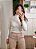 Blusa gola alta botões off white - Imagem 5