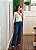 Calça flare jeans escura - Imagem 10