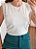 Blusa detalhe renda off white - Imagem 7