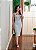 Vestido malha listrado off white - Imagem 4
