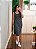 Vestido malha listrado preto - Imagem 3