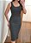 Vestido malha listrado preto - Imagem 8