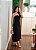 Vestido detalhe V preto - Imagem 2