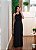 Vestido longo amarração preto - Imagem 5