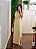 Vestido longo amarração amarelo - Imagem 3
