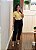 Blusa decote V pregas amarela - Imagem 2