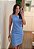 Vestido tubinho linho azul - Imagem 4