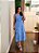 Vestido midi estampado azul - Imagem 7