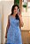 Vestido midi estampado azul - Imagem 8