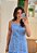 Vestido midi estampado azul - Imagem 10
