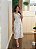 Vestido midi estampado off white - Imagem 5