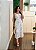Vestido midi estampado off white - Imagem 6