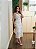 Vestido midi estampado off white - Imagem 7