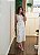 Vestido midi estampado off white - Imagem 1