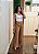 Calça wide leg alfaiataria caramelo - Imagem 6