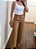 Calça wide leg alfaiataria caramelo - Imagem 7