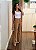Calça wide leg alfaiataria caramelo - Imagem 13