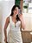 Regata fivela busto creme - Imagem 1