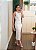 Vestido linho alça trançada off white - Imagem 4