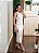 Vestido linho alça trançada off white - Imagem 5