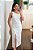 Vestido linho alça trançada off white - Imagem 7