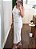 Vestido linho alça trançada off white - Imagem 3