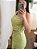 Vestido linho alça trançada pistache - Imagem 10