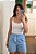 Shorts viscolinho azul - Imagem 4