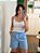 Shorts viscolinho azul - Imagem 8