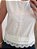 Regata renda barra off white - Imagem 3