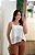 Regata crepe camadas off white - Imagem 7