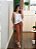 Regata crepe camadas off white - Imagem 2