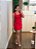 Vestido Tubinho laço vermelho - Imagem 6