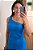 Vestido poliamida um ombro só azul - Imagem 4