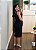 Vestido poliamida um ombro só preto - Imagem 5