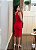 Vestido poliamida um ombro só vermelho - Imagem 5