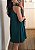 Vestido evasê amarração verde - Imagem 3