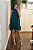 Vestido evasê amarração verde - Imagem 7